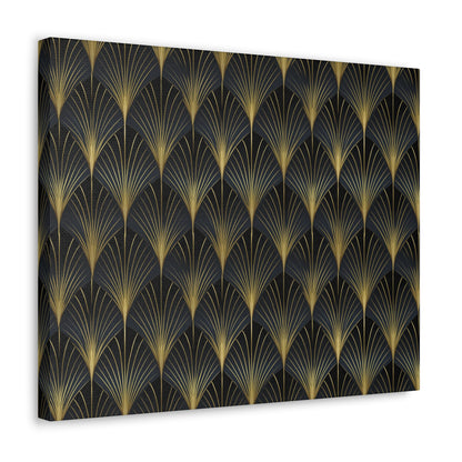 Art Deco Fans Canvas Gallery Wrap