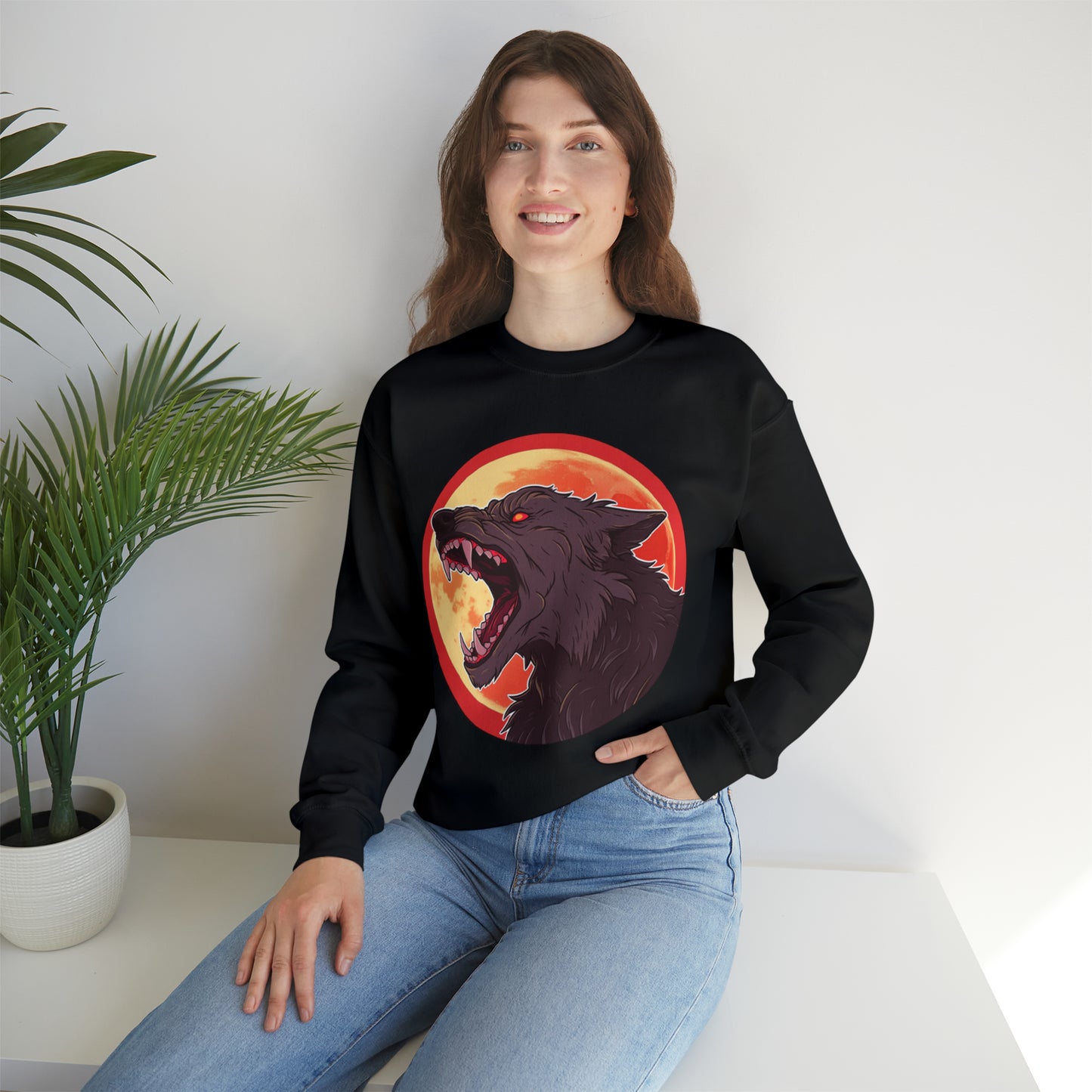 Werewolf Unisex Heavy Blend™ Crewneck Sweatshirt