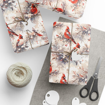 Winter Cardinals Wrapping Papers