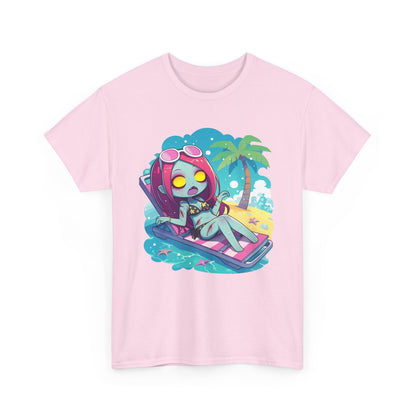 Beach Babe Zombie Unisex Heavy Cotton Tee