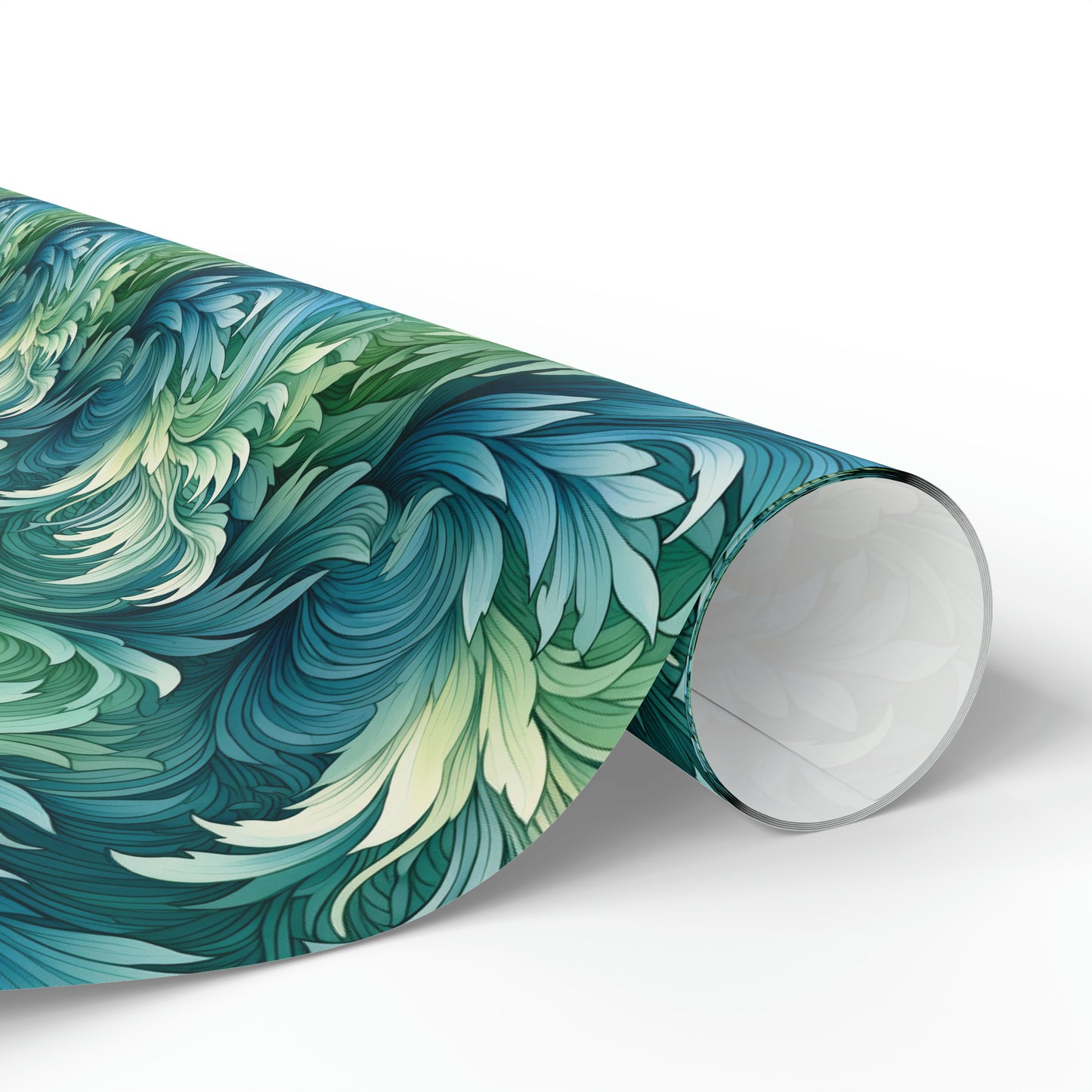 Peacock Flourishes Wrapping Papers