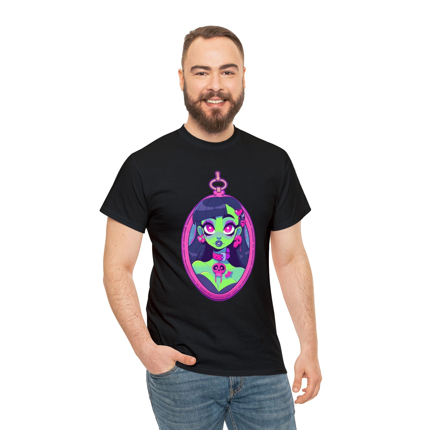 Zombie Locket Unisex Heavy Cotton Tee