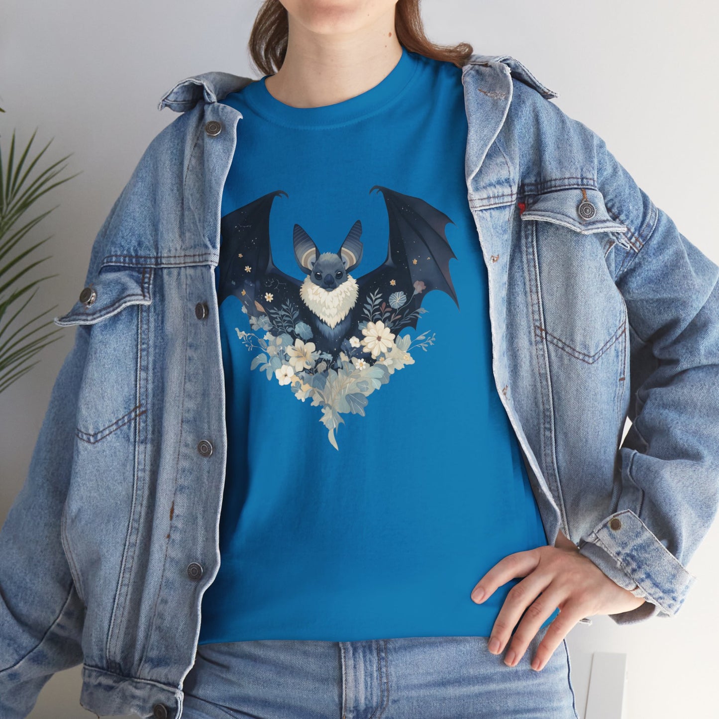 Midnight Bat Unisex Heavy Cotton Tee