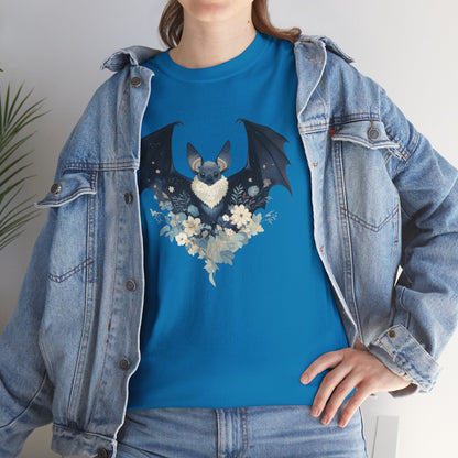 Midnight Bat Unisex Heavy Cotton Tee