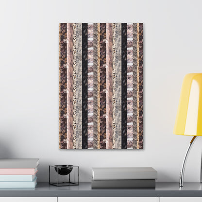 Textured Stripes Canvas Gallery Wrap
