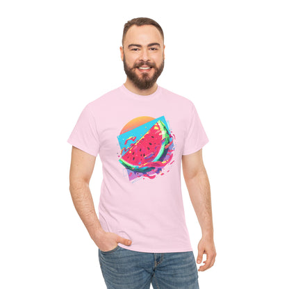 Summer Watermelon Unisex Heavy Cotton Tee
