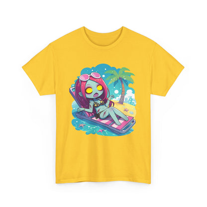 Beach Babe Zombie Unisex Heavy Cotton Tee