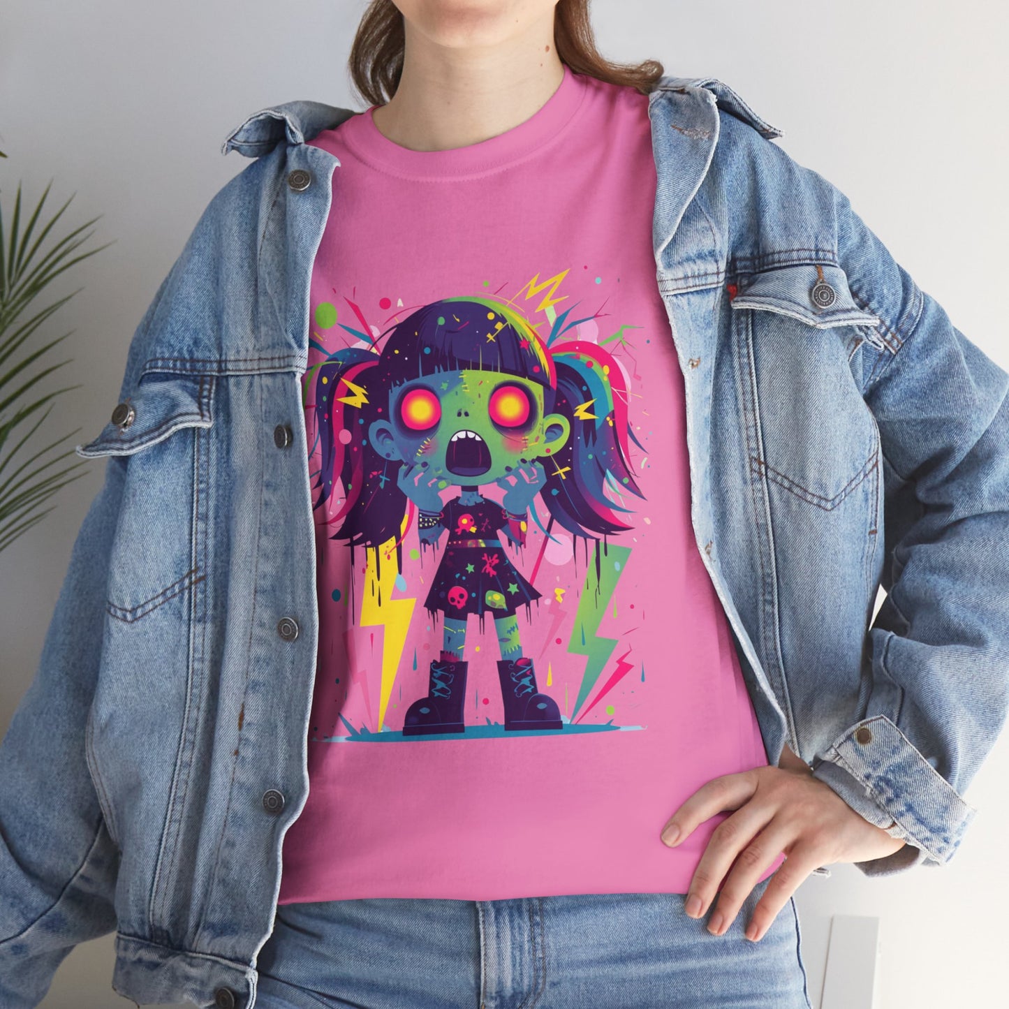 Electrified Zombie Unisex Heavy Cotton Tee
