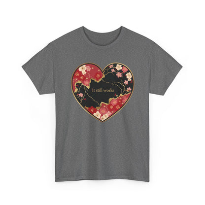 Kintsugi Heart Unisex Heavy Cotton Tee
