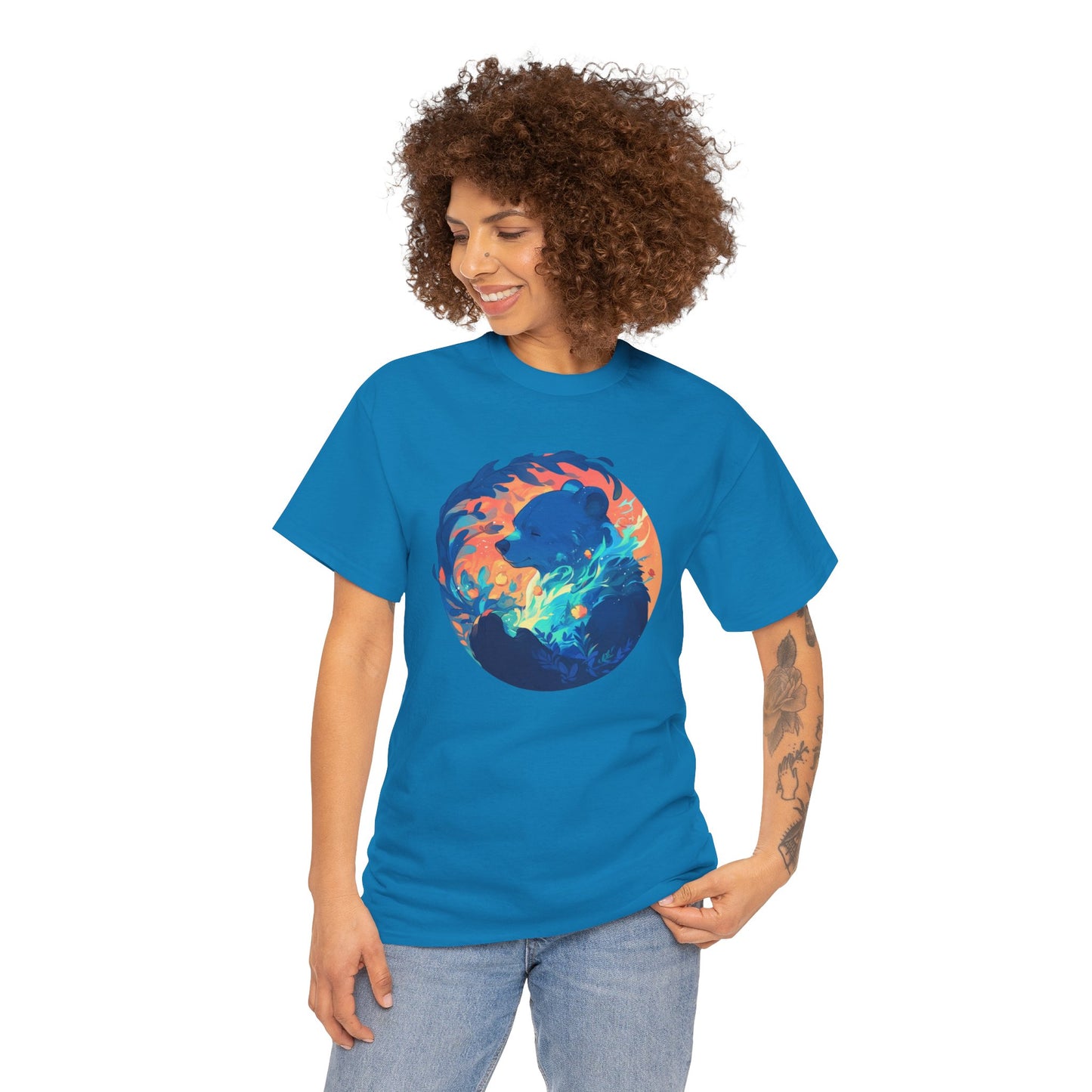 Elemental Bear Unisex Heavy Cotton Tee