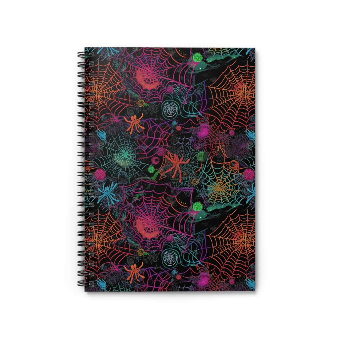Alien Webs Spiral Notebook - Ruled Line