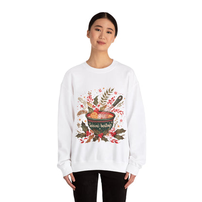 Season's Beatings (Baking) Unisex Heavy Blend™ Crewneck Sweatshirt