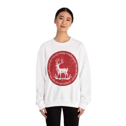 Rustic Deer Unisex Heavy Blend™ Crewneck Sweatshirt