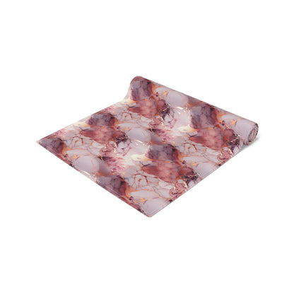 Rose Gold Marble Table Runner (Cotton, Poly)