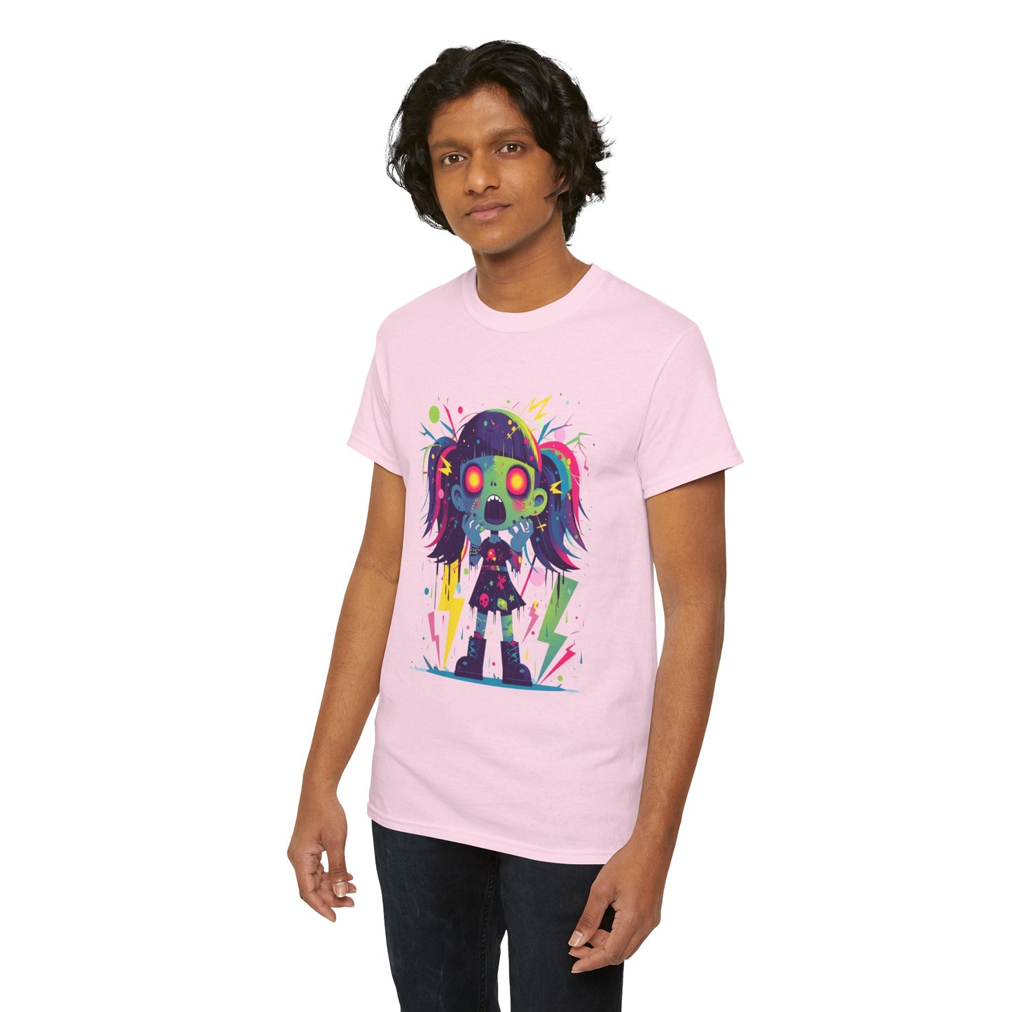Electrified Zombie Unisex Heavy Cotton Tee