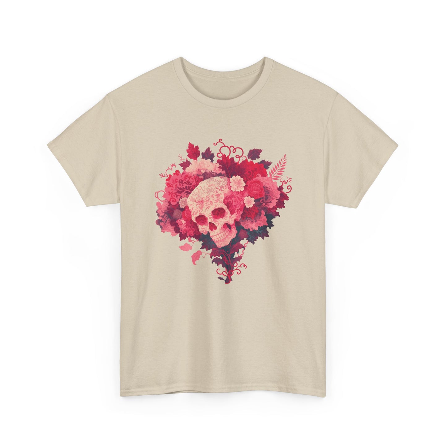 Skull Bouquet Unisex Heavy Cotton Tee