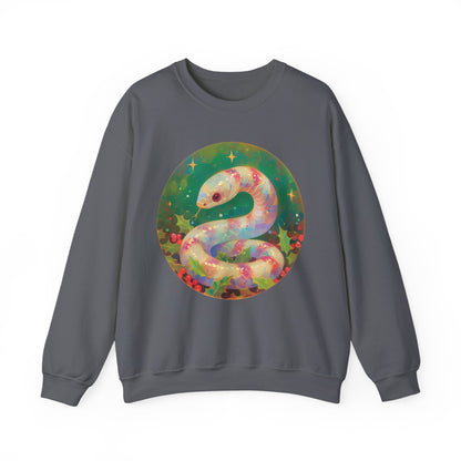 Candy Stripe Snake Unisex Heavy Blend™ Crewneck Sweatshirt