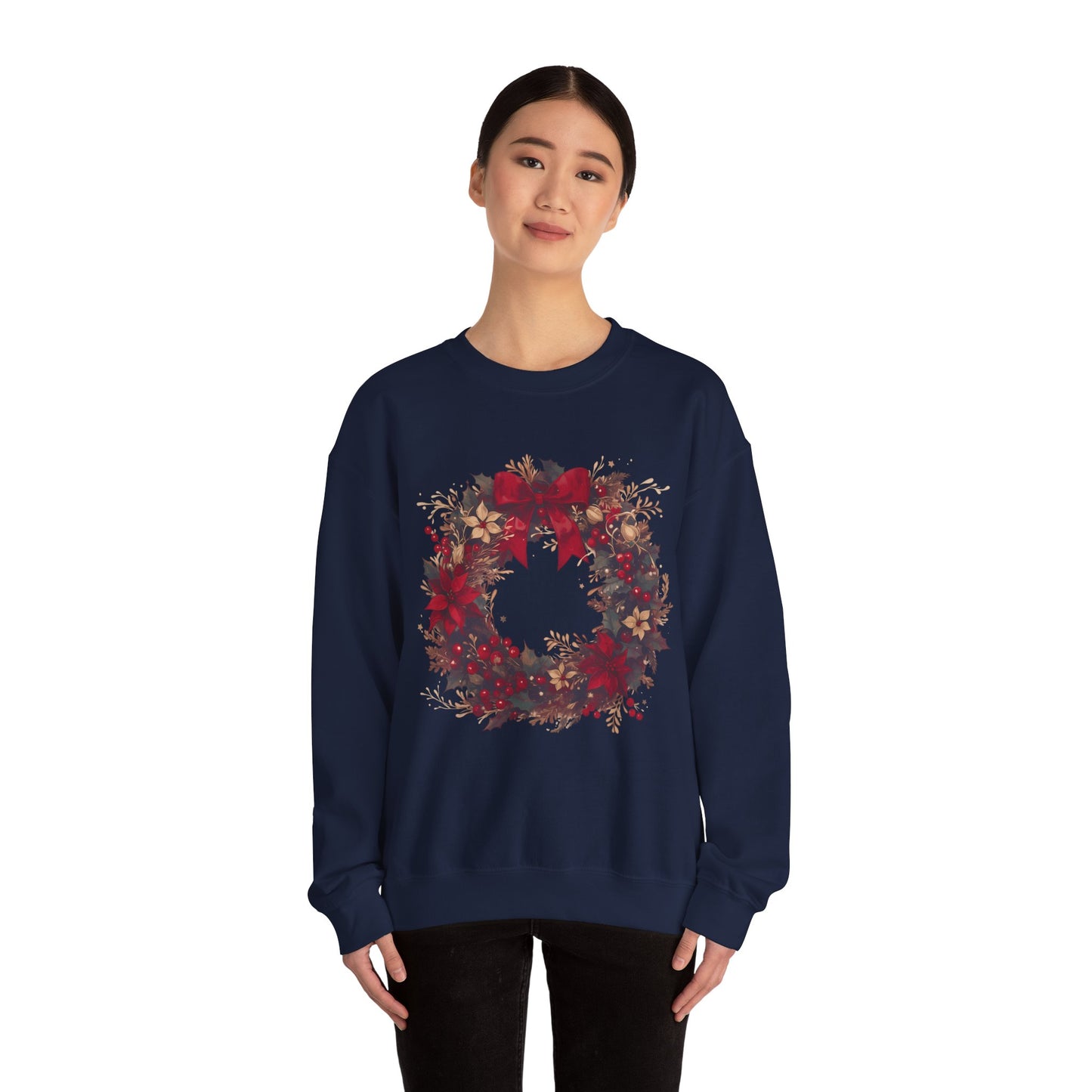 Wreath Unisex Heavy Blend™ Crewneck Sweatshirt