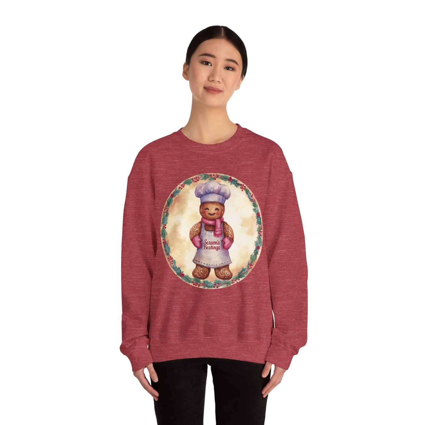 Gingerbread Baker Unisex Heavy Blend™ Crewneck Sweatshirt