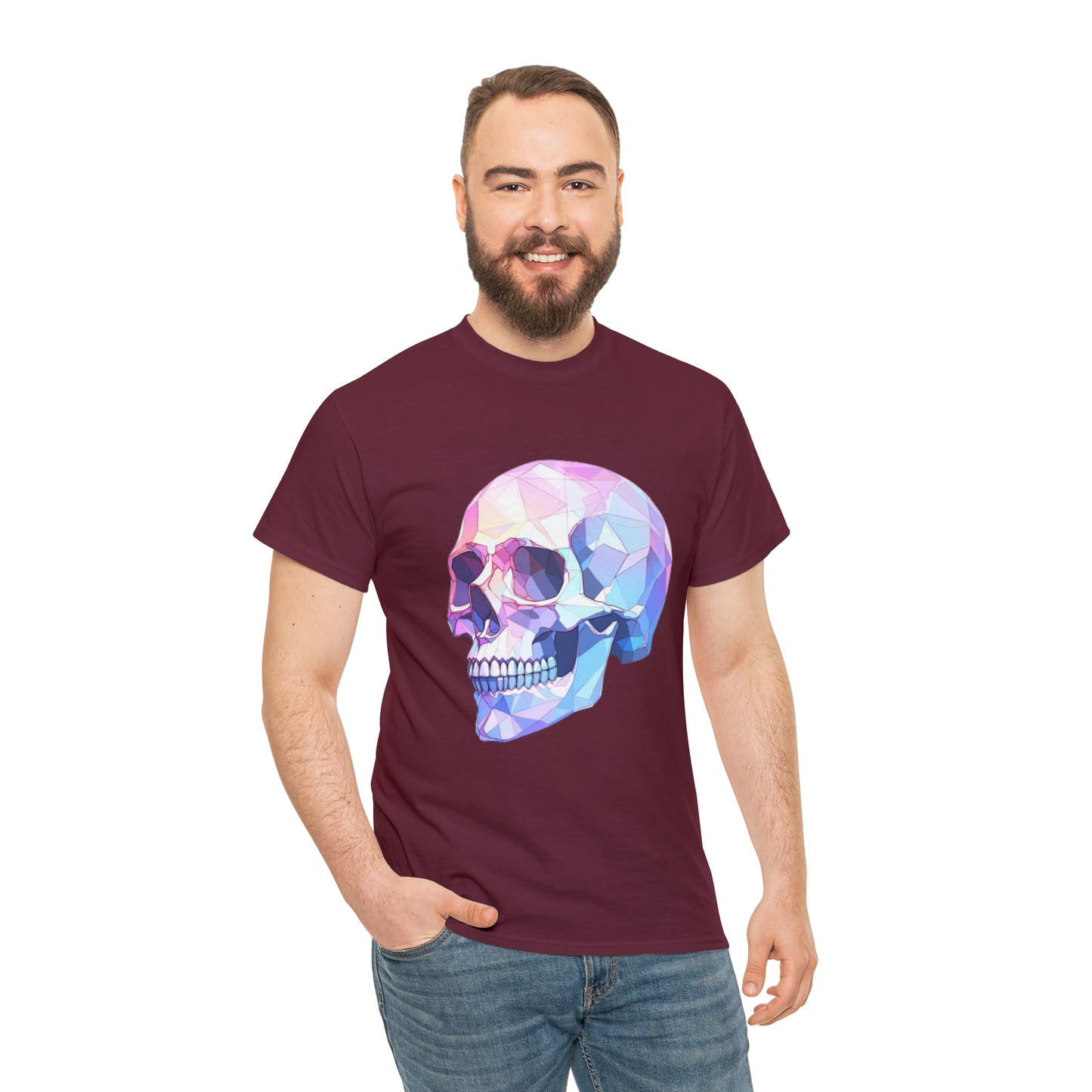Geo Skull Unisex Heavy Cotton Tee