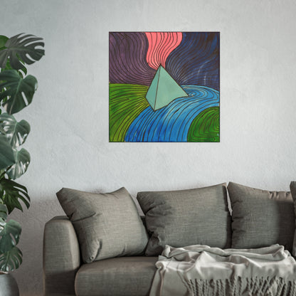 "It All Started Here, Where the Prism Landed" - Acrylic Art Print