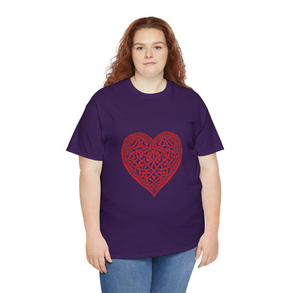 Celtic Heart Unisex Heavy Cotton Tee