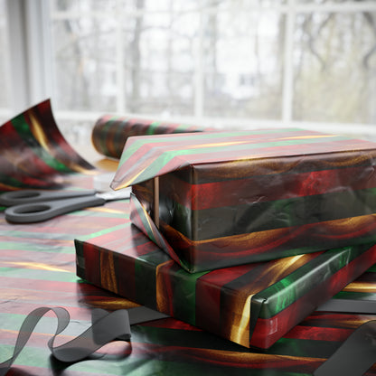 Festive Stripes Wrapping Papers