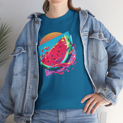 Summer Watermelon Unisex Heavy Cotton Tee