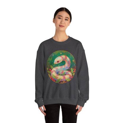 Candy Stripe Snake Unisex Heavy Blend™ Crewneck Sweatshirt