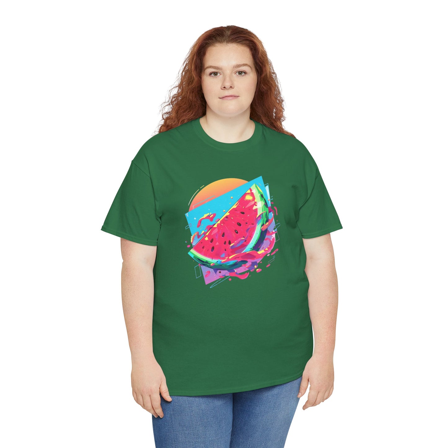 Summer Watermelon Unisex Heavy Cotton Tee