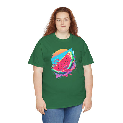Summer Watermelon Unisex Heavy Cotton Tee