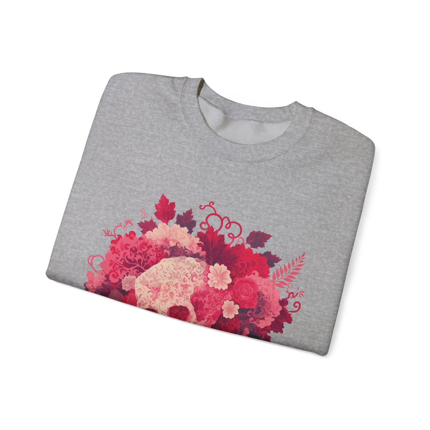Skull Bouquet Unisex Heavy Blend™ Crewneck Sweatshirt