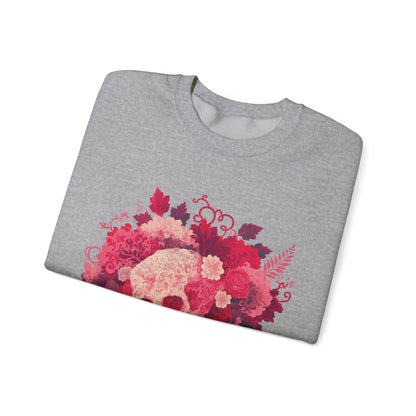 Skull Bouquet Unisex Heavy Blend™ Crewneck Sweatshirt