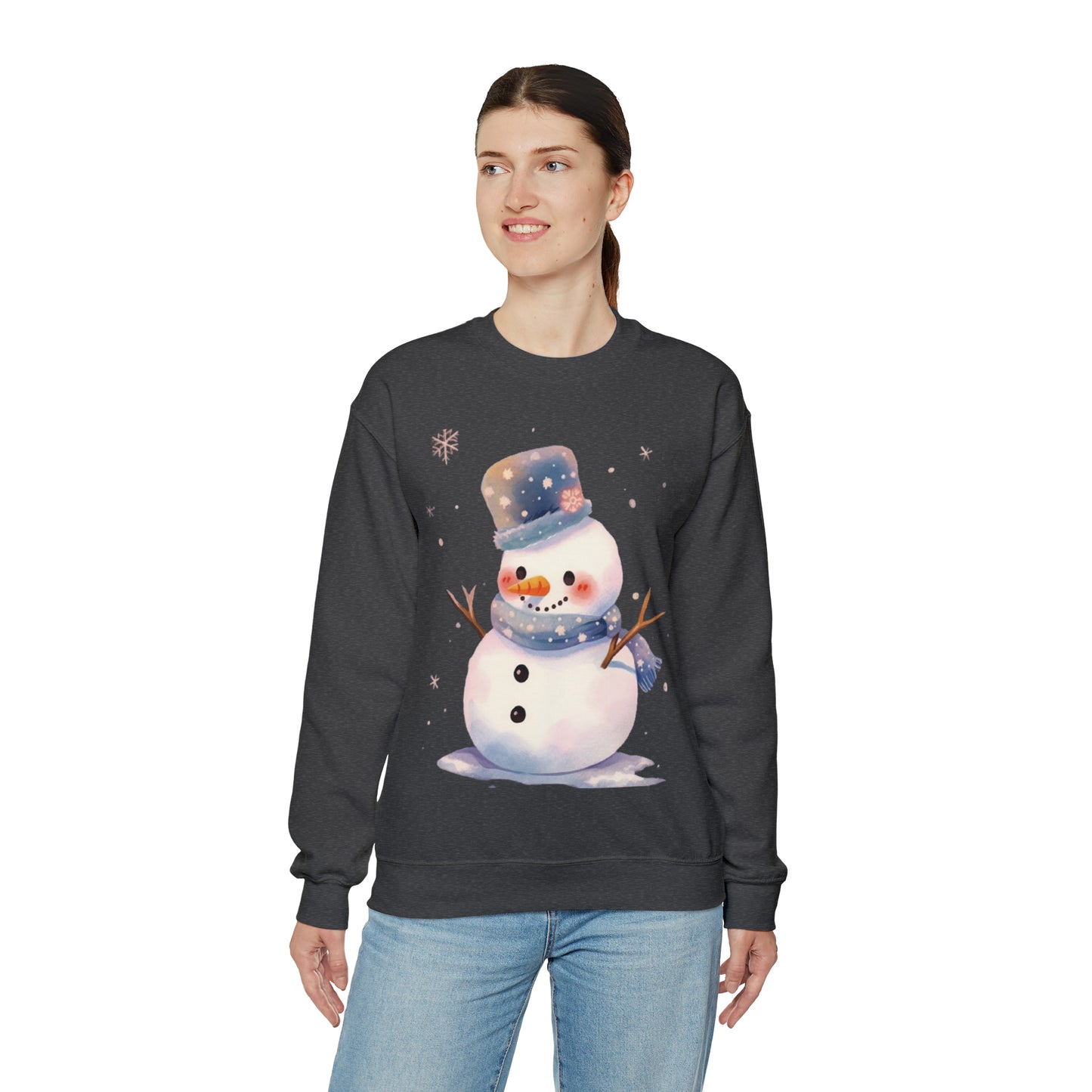 Snowman Unisex Heavy Blend™ Crewneck Sweatshirt