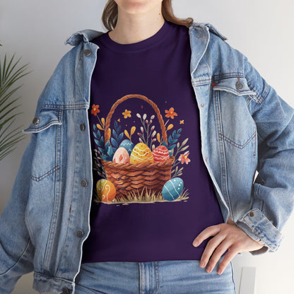 Easter Basket Unisex Heavy Cotton Tee