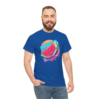 Summer Watermelon Unisex Heavy Cotton Tee