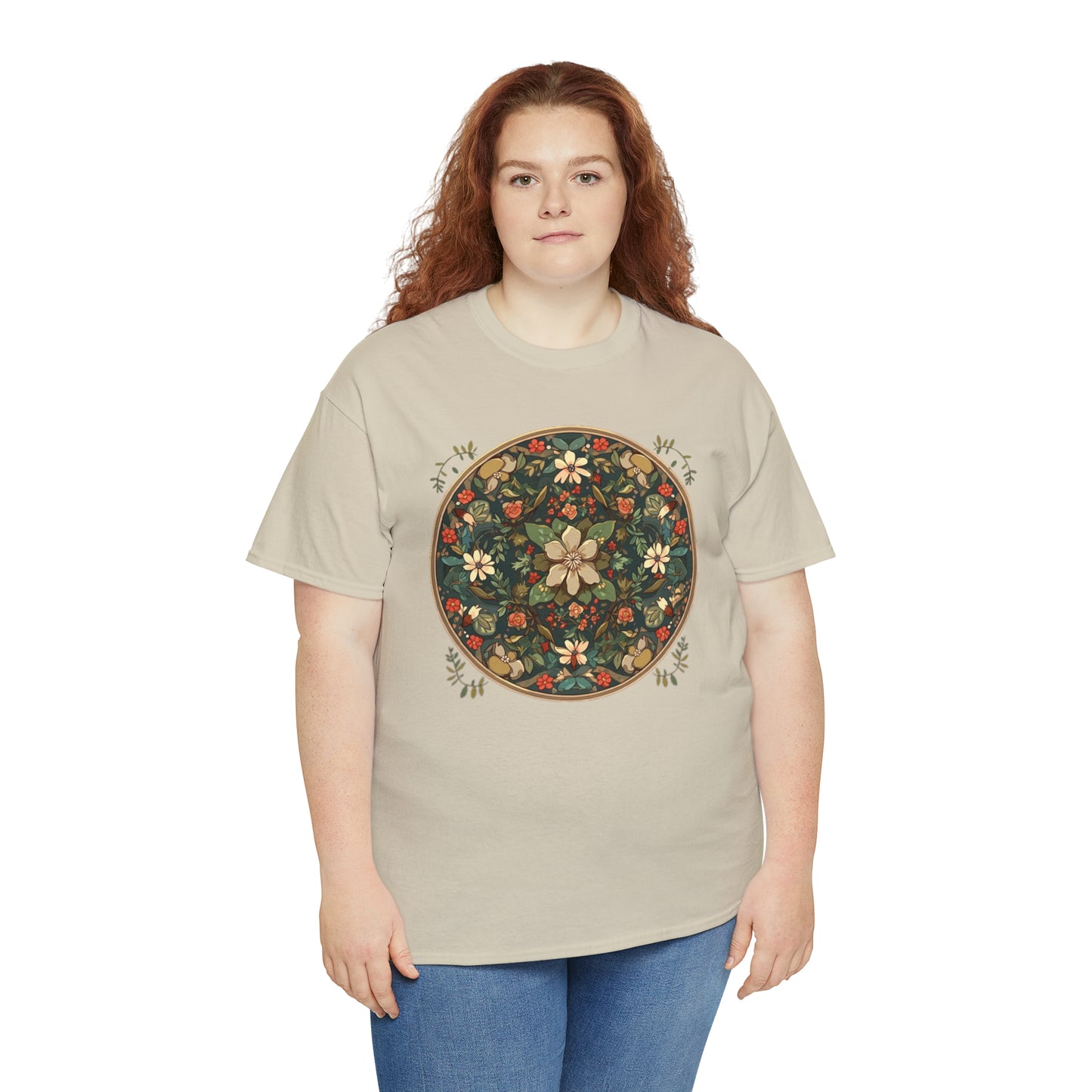 Druidic Mandala Unisex Heavy Cotton Tee