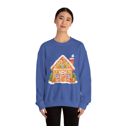 Gingerbread House Unisex Heavy Blend™ Crewneck Sweatshirt