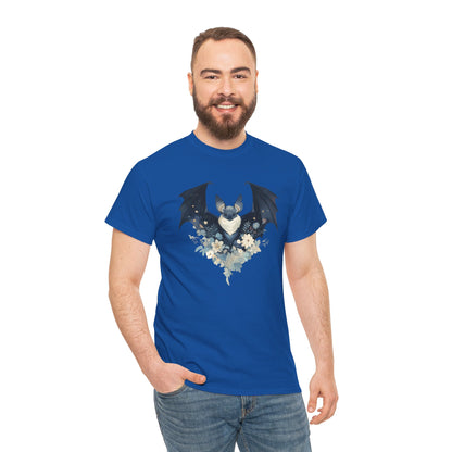Midnight Bat Unisex Heavy Cotton Tee
