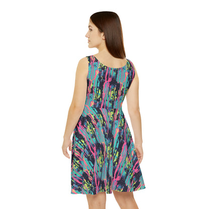 Acid Rain Women's Skater Dress (AOP)