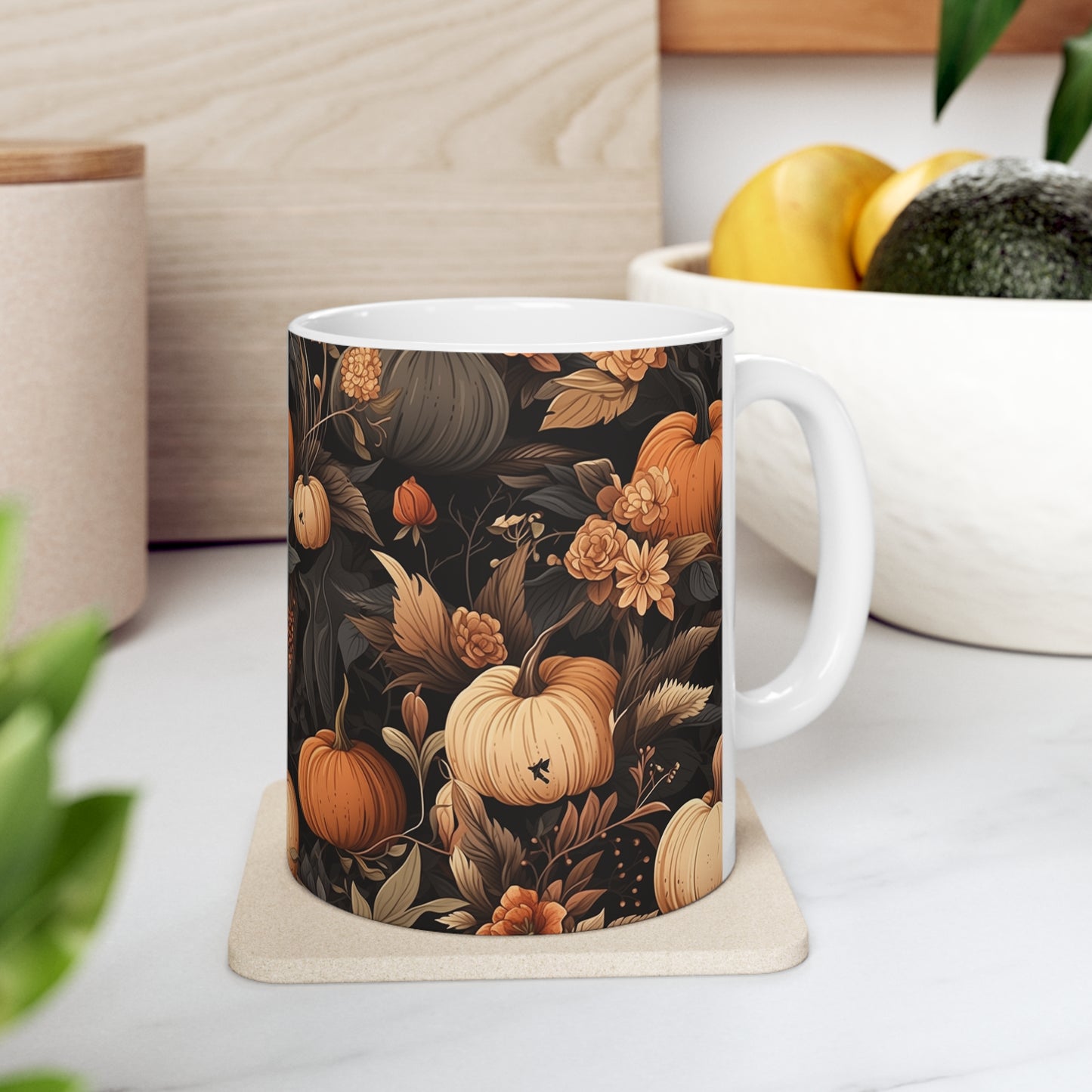 Pumpkin Harvest Ceramic Mug 11oz
