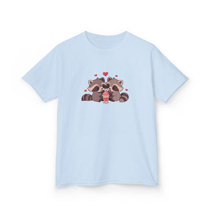 Raccoons Sharing Milkshake Kids Heavy Cotton™ Tee