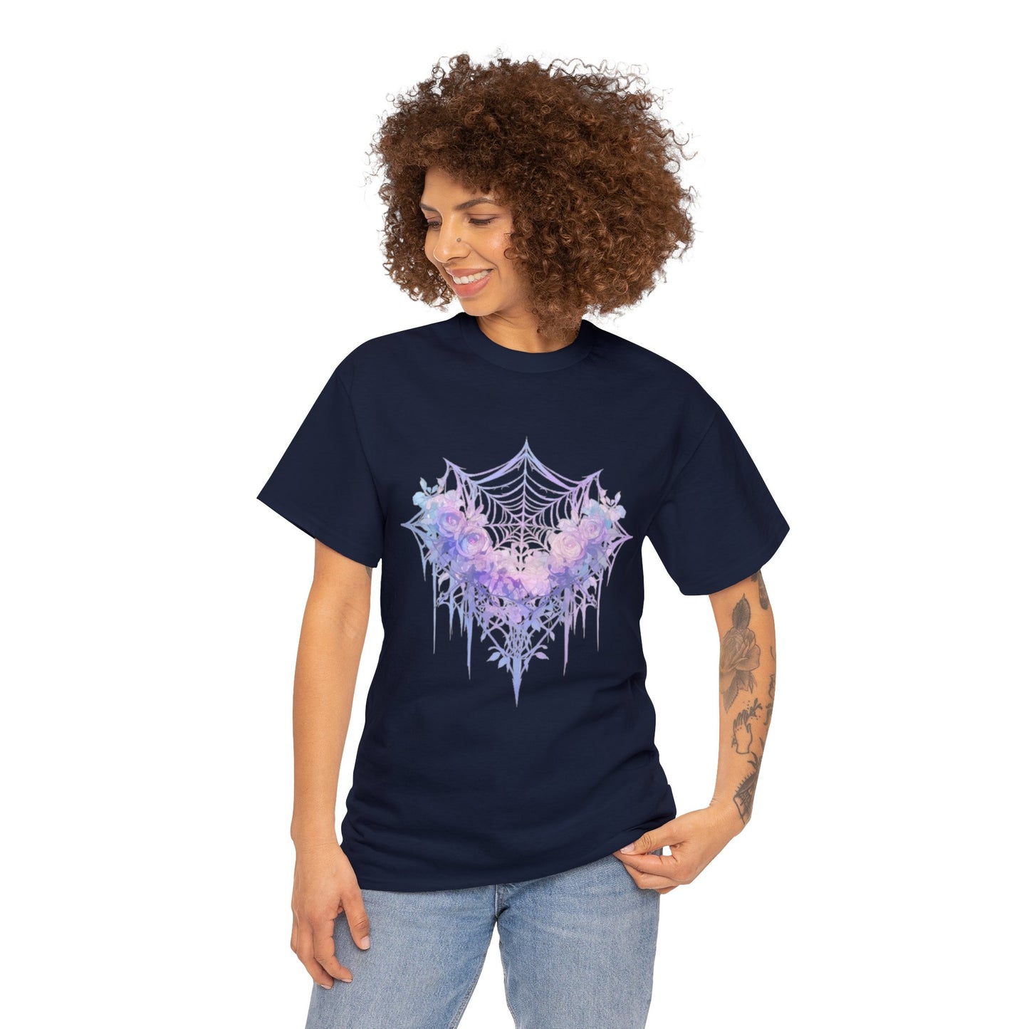 Web Heart Unisex Heavy Cotton Tee