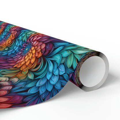 Rainbow Whirls Wrapping Papers