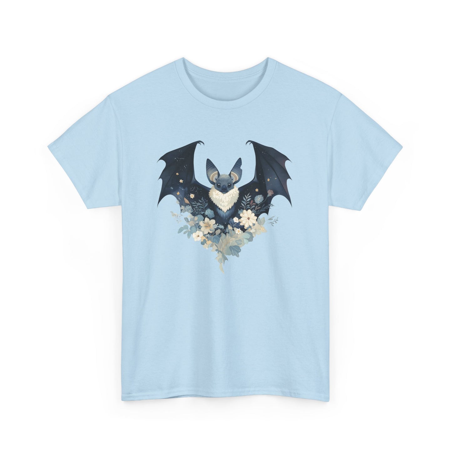 Midnight Bat Unisex Heavy Cotton Tee