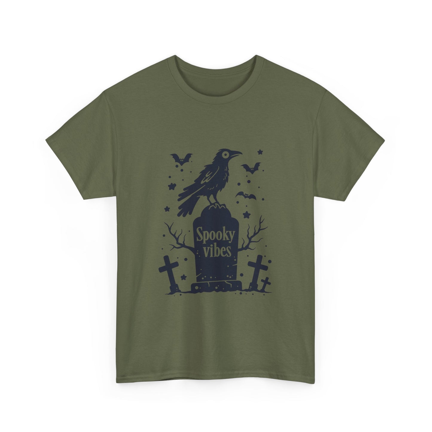 Spooky Vibes Unisex Heavy Cotton Tee