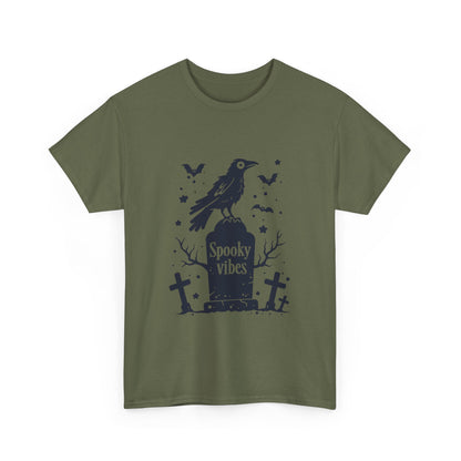 Spooky Vibes Unisex Heavy Cotton Tee