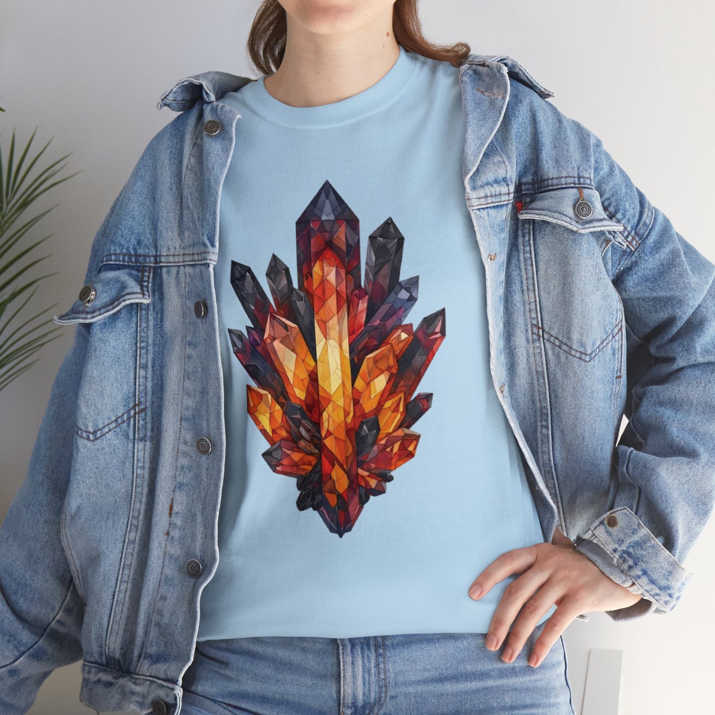 Volcanic Crystal Cluster Unisex Heavy Cotton Tee
