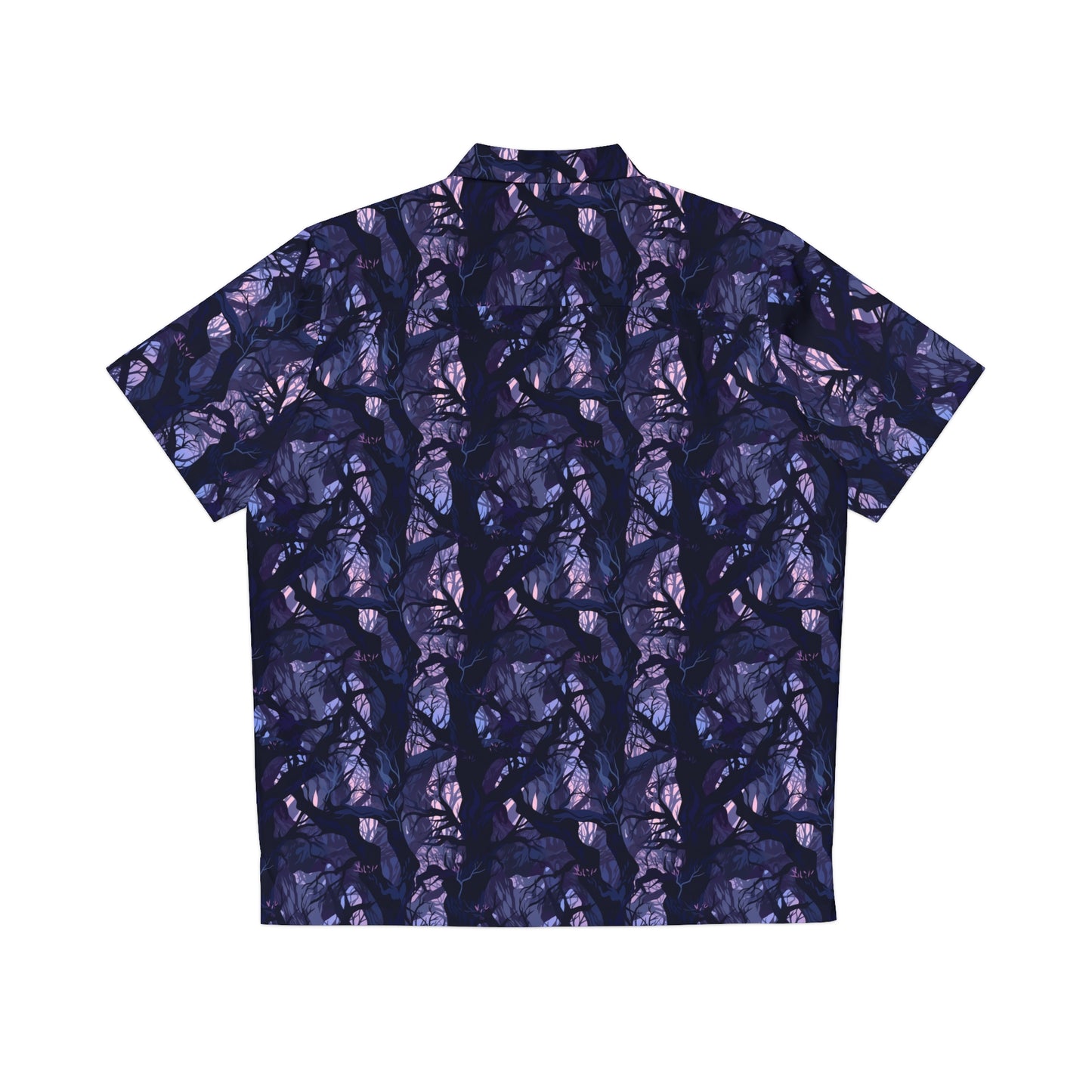 Haunted Forest Men's Hawaiian Shirt (AOP)