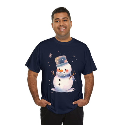 Snowman Unisex Heavy Cotton Tee